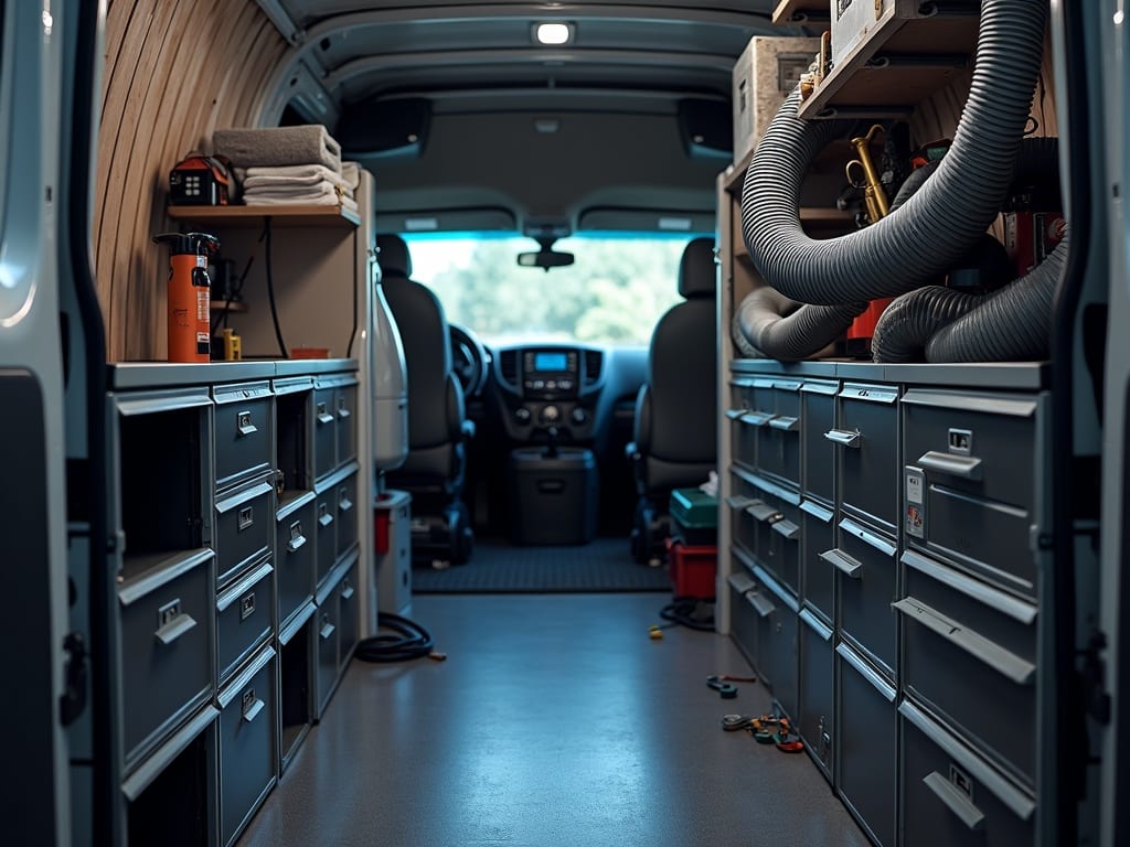 Power Air Duct Cleaning team and truck, Gilbert